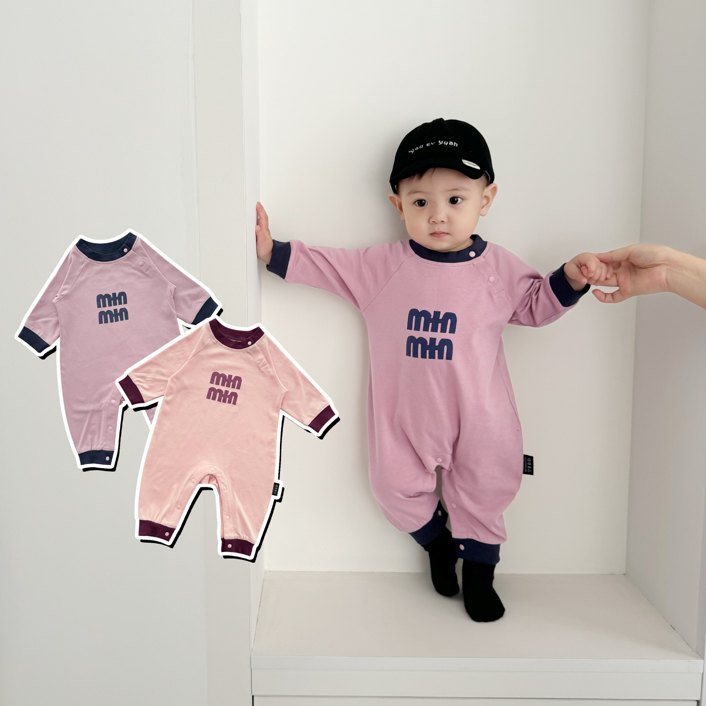 宝宝春秋款连体衣新生儿长袖衣服