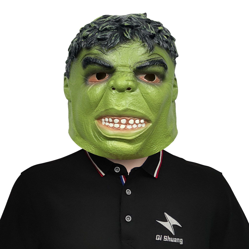 绿巨人浩克复仇者联盟头套化妆舞会漫威影视面具万圣节日派对道具