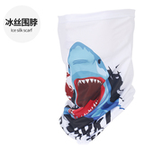 魔术头巾面巾男夏季 户外防晒面罩护颈脖套薄款 女骑行钓鱼百变围脖