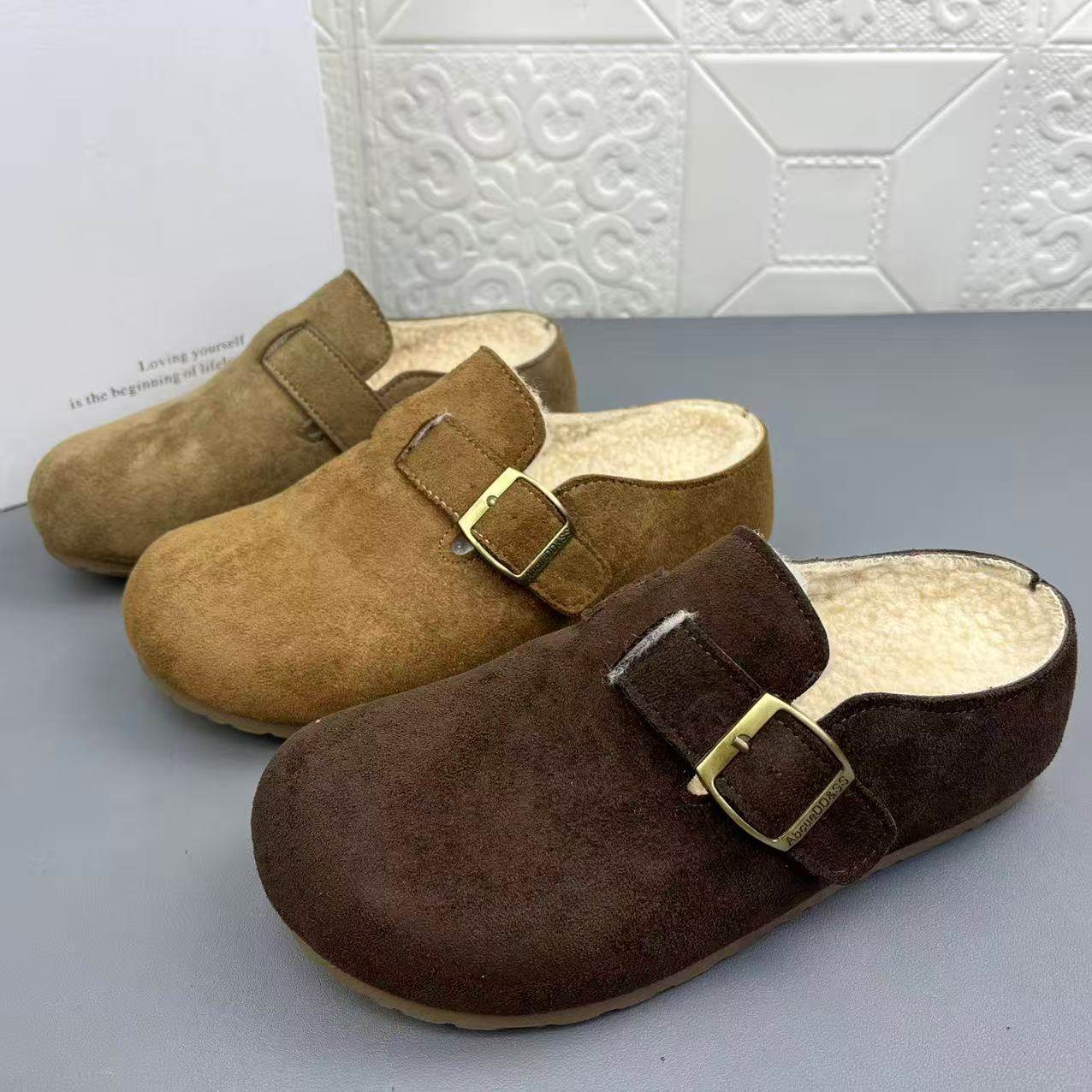 奥莱撤柜处理时尚休闲加绒保暖包头拖女鞋冬季新款防滑搭扣棉拖鞋,女鞋,包头拖,淘宝优惠券,粉丝福利购,淘宝优惠卷