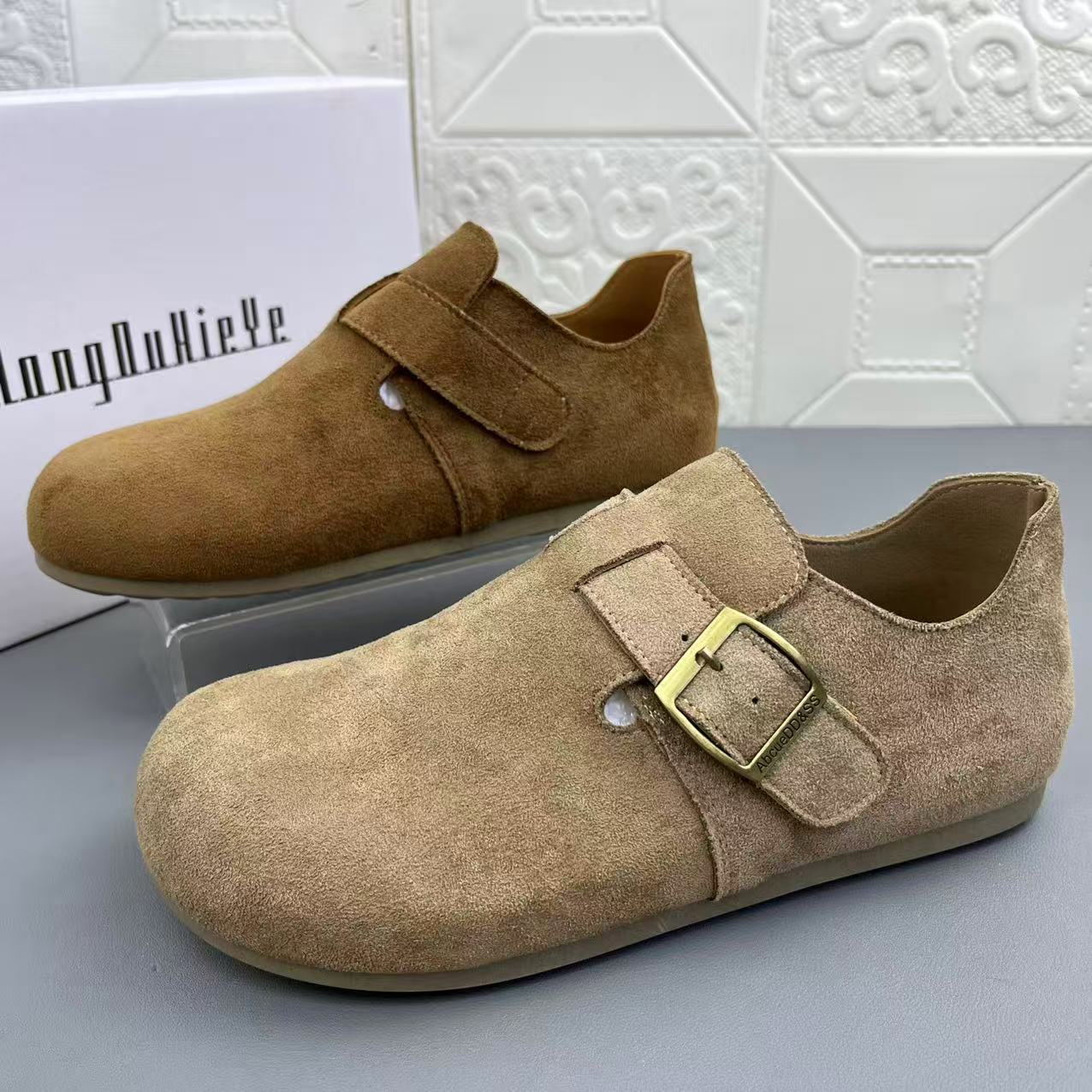 高品质新款时尚休闲博肯女鞋单鞋