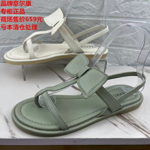 专柜断码处理时尚休闲平底时装女鞋外贸夏季新款百塔女士凉鞋