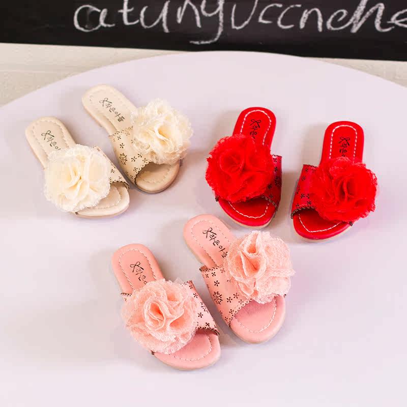 Pantoufles enfants en autre pour été - semelle caoutchouc - Ref 1034181 Image 1