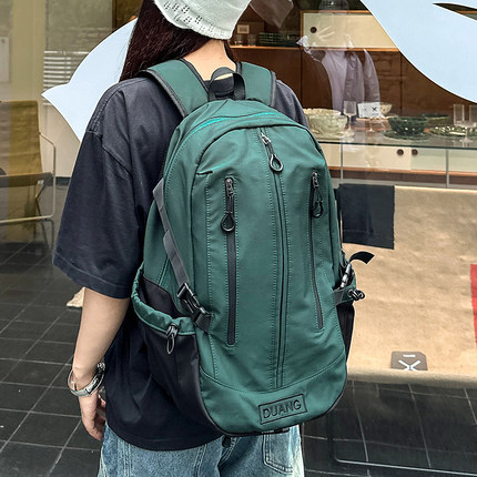 2025年新款高中双肩上课书包初中生男小众女大学生包上班通勤背包