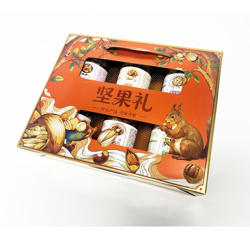 纯坚果礼盒罐装干果零食高档送礼长辈礼品定制过年货走亲戚伴手礼