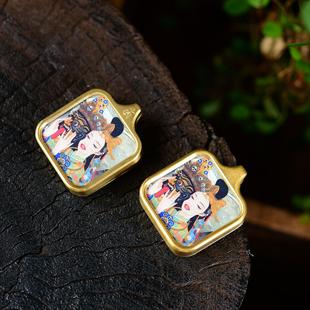 唐卡彩绘前生今世扎基拉姆前生今世吊坠 TY2423