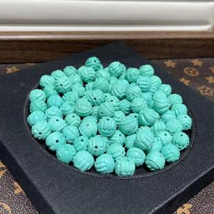 菱镁矿松石佛手通孔配件 TY2411 DIY佛珠文玩手串项链