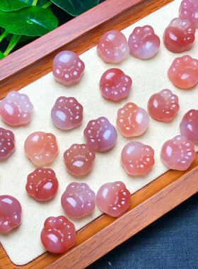 天然盐源玛瑙猫爪通孔配件 规格15mm diy手串项链 ZW695