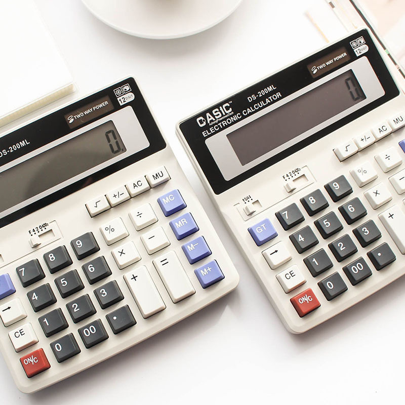 包邮银行财务办公商务计算器DS-200ML计算机电子太阳能双电源|ruв категории электронный словарь/электрический бумажных книг/канцелярские принадлежности, калькулятор - от Buy2taobao.com для оказания профессиональной услуги покупки агента Taobao