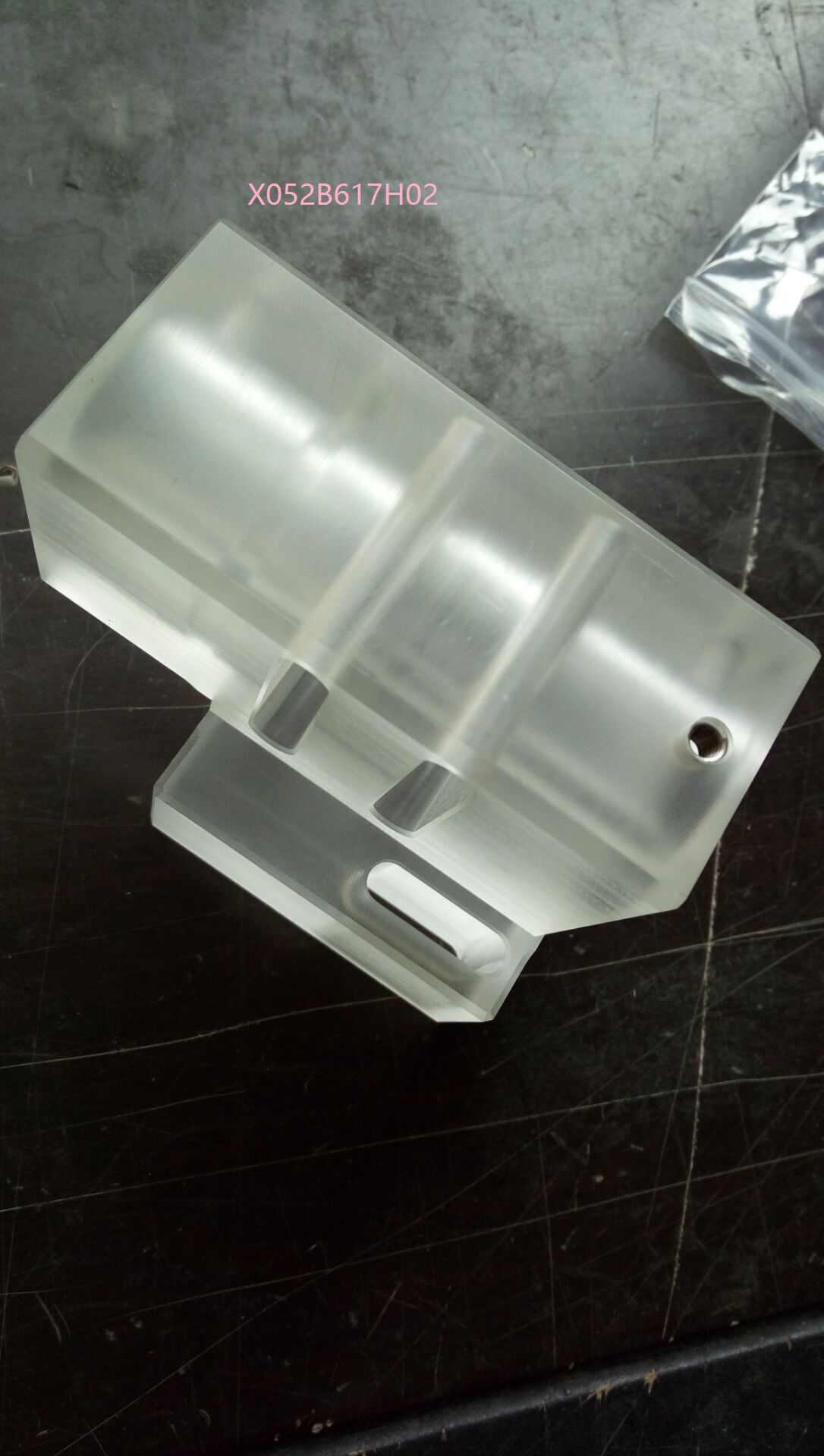 MV1200 导管端块 排废丝座收线末管X052B641G51 慢走丝导引头配件