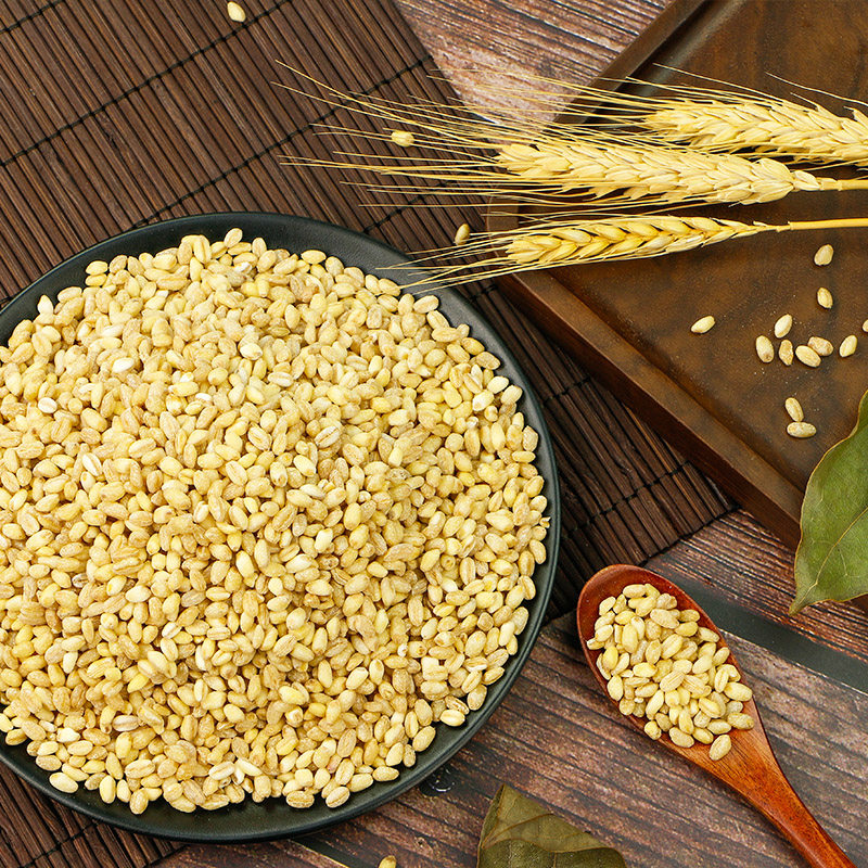 小麦仁小麦脱壳去皮胚芽粒麦芽米新小麦粒五谷杂粮原料430gX3袋