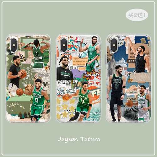 nba篮球塔图姆手机壳适用一加五 1+6 七硅胶5t 6t 7 8 9 rt 10pro