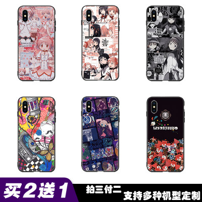 魔法少女小圆手机壳适用华为p8p9p10p20p30p40pro plus青春版lite