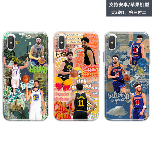 NBA球星克莱汤普森手机壳适用小米红米k20 30 30s 40 50pro至尊软