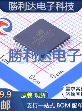 ATMEGA164PV-10AUR封装TQFP-44_10x10x08P处理器 全新现货