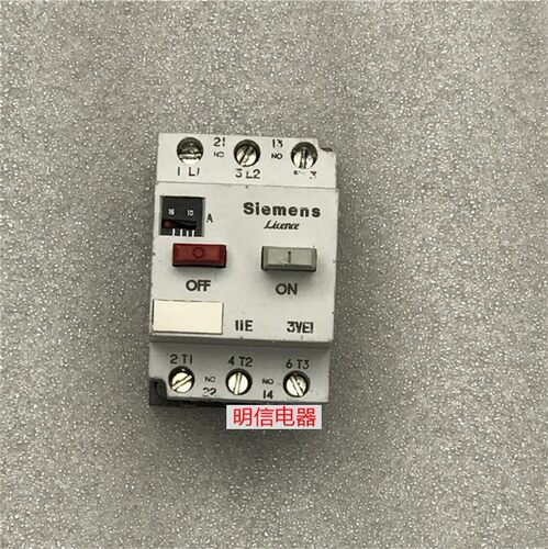 Siemena 3VE1015-2MUOO三相马达电机保护开关断路器10-16A