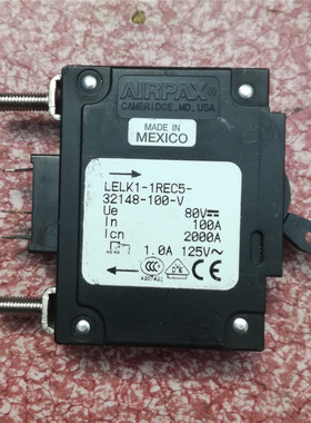 AIRPAX艾伯斯LELK1-1REC5-32148-100-V80VDC100A油阻尼设备断路器