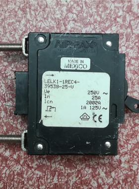 AIRPAX埃伯斯LELK1-1REC4-39538-25-V 250VAC25A油阻尼设备断路器
