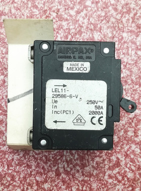 AIRPAX艾伯斯LEL11-29586-6-V 250VAC50A油阻尼设备用液磁断路器