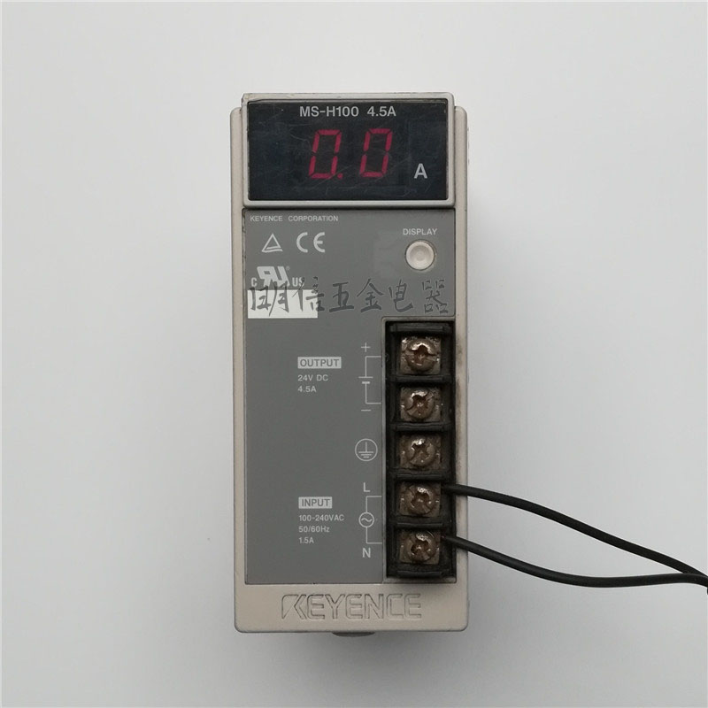 MS-H100 4.5A KEYENCE基恩士导轨式机箱开关电源拆机二手正品现货图片