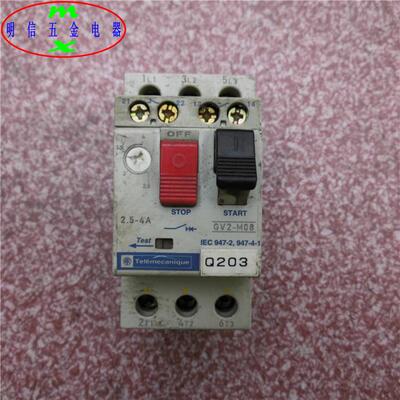 施耐德Telemecanique GV2-M08 电流2.5-4A 马达电机保护断路器