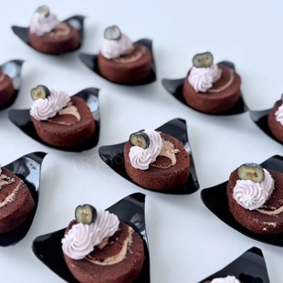 甜品碟酱油碟一次性碟子迷你味碟蘸料调料碟塑料蛋糕碟茶歇慕斯杯