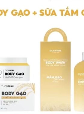 Sua tam xong trang ket hop body gao duong trang tri tham