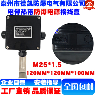 M25 DN20 1.5 尺寸120 100 电伴热带电源接线盒G3 120