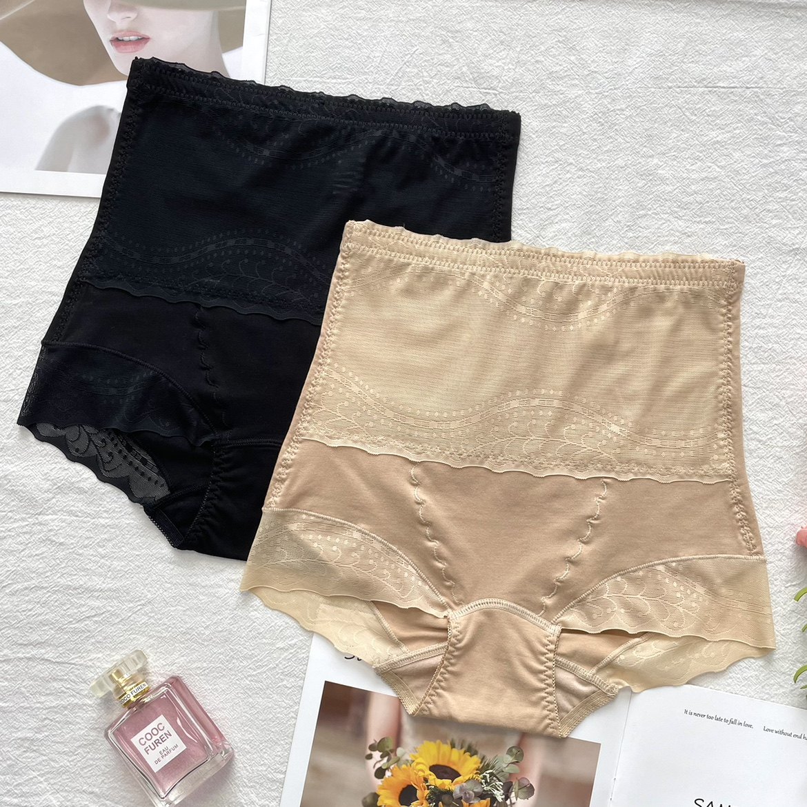 魅丽翘束腰无痕收腹中腰内裤女薄款产后塑形提臀抗菌棉裆塑身短裤,女士内衣/男士内衣/家居服,平角裤,淘宝优惠券,粉丝福利购,淘宝优惠卷