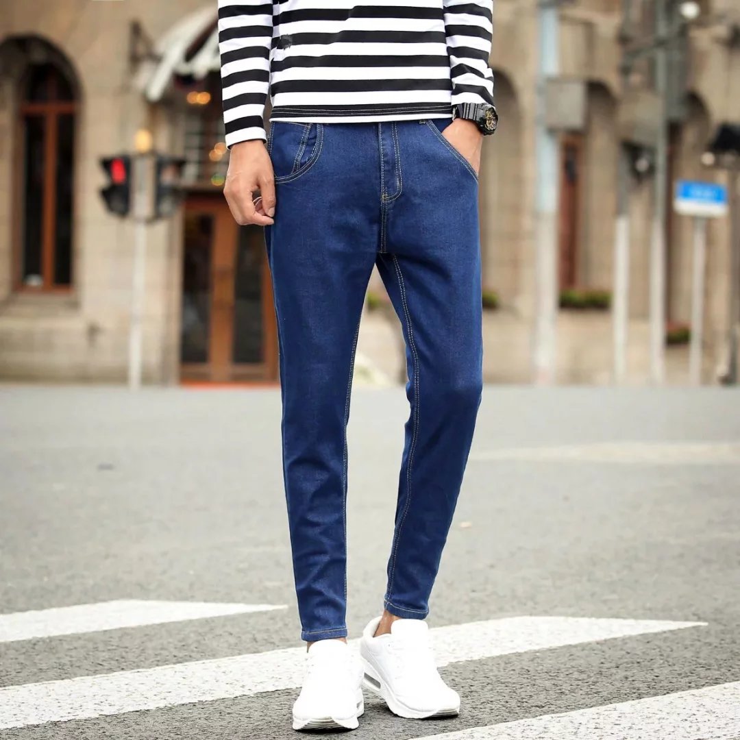 Jeans pieds Slim pour automne - Ref 1465709 Image 3