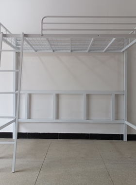 租房新款神器省空间高架床毕业生铁艺单上层阁楼床上床下桌单人床