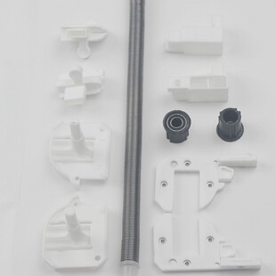 维修更换塑料件套件铝合金框纱网自装 回卷隐形纱窗配件老式 卷筒款