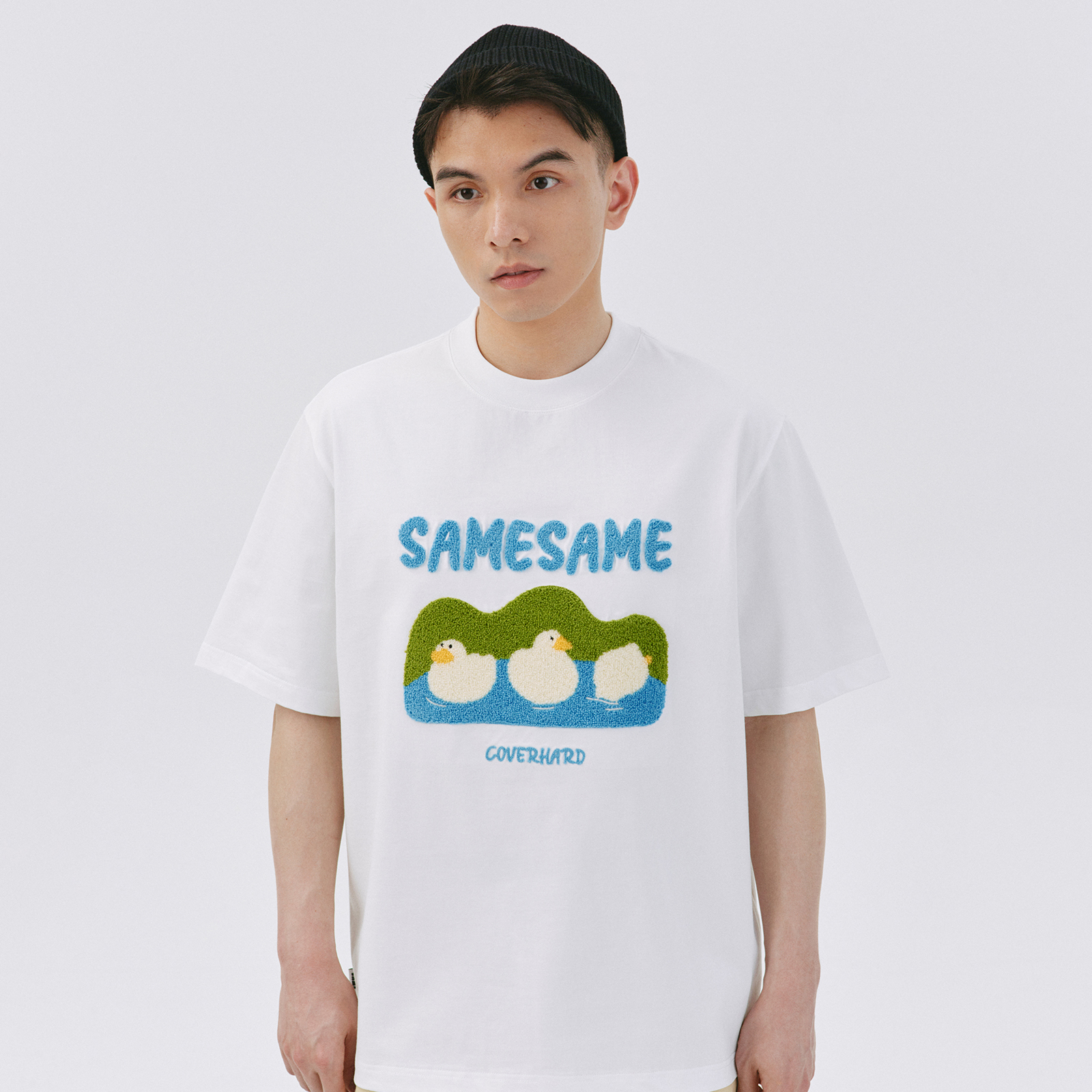 SAMESAME洗澡鸭鸭毛巾国潮情侣装