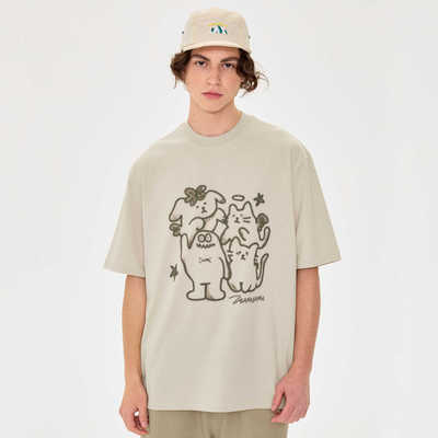 高支吸汗哈基米猫咪透气情侣装