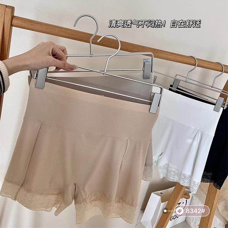 雅尔妮诗8342女士防走光裤三色任意搭配蕾丝边纯色短裤三条装包邮