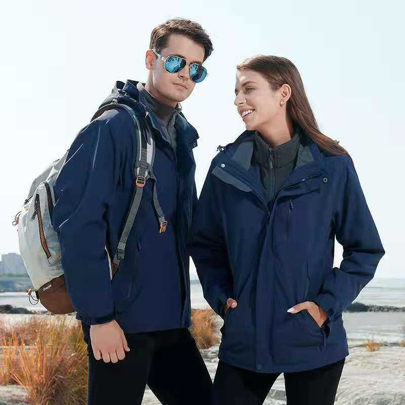 两件套三合一内胆工作服冲锋衣