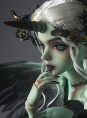 DollChateau尼可拉bjd娃娃4分女天使恶魔独角兽DC正版SD人偶