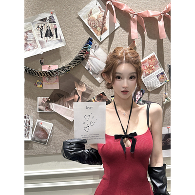 JOEY “ 开年限定好运”新年战袍裙子女秋冬连身裙高级感连衣裙