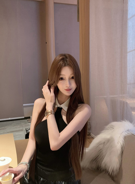 JOEY12.29 20:00【古早感甜心sweet】推荐 26ss度假 挂脖吊带上衣