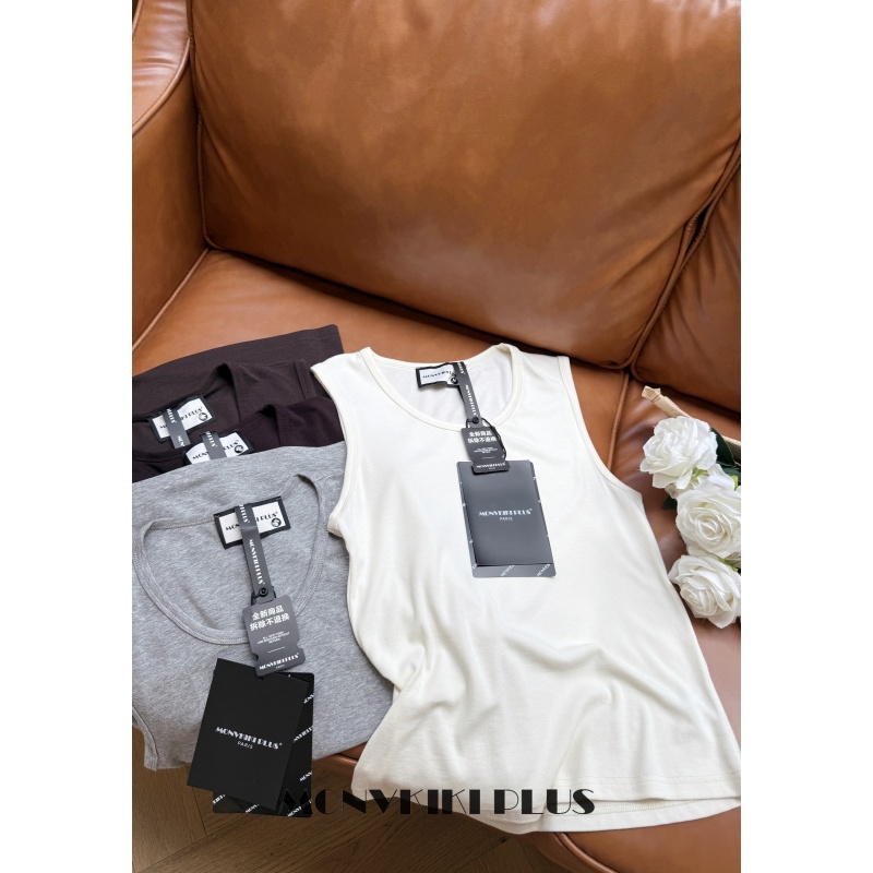 大码微胖高弹力宽松百搭背心