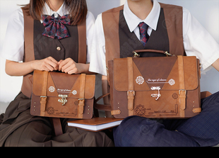 【现货】原创蒸汽时代双色斜挎双肩手提大小包Lolita搭配包包