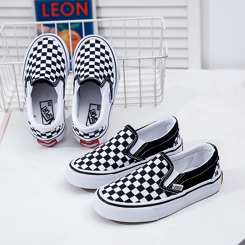 2025春秋季新款儿童帆布鞋韩版一脚蹬男童女童鞋休闲鞋套脚方便鞋