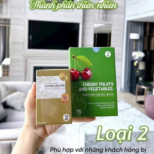 越南Giam can SLIMMING CARE x3 mua 1 tang 1 hop detox发新版