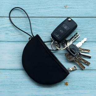 小巧汽车男女钥匙包 迷你零钱收纳包保护套帆布防水家用锁匙包