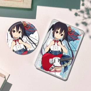 轻音少女中野梓流沙麻将流麻徽章吧唧谷子立牌动漫周边咕卡礼物