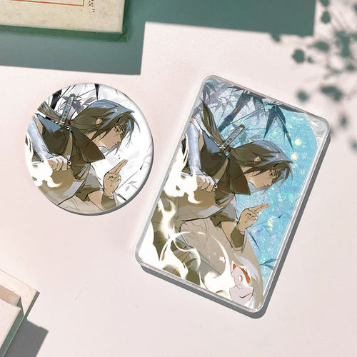 宇智波鼬流麻流沙麻将卡砖咕卡生日礼物徽章吧唧谷子动漫周边挂件