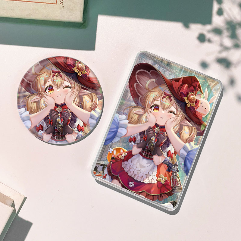 原神可莉火花骑士流沙麻将流麻徽章吧唧谷子周边咕卡礼物挂件立牌