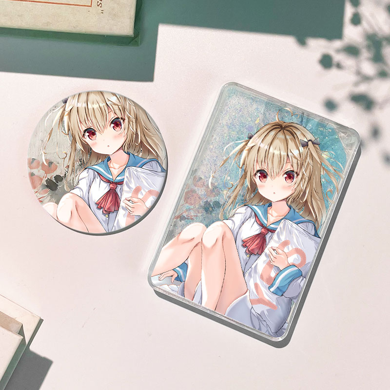 视觉小说亚托莉流沙麻将流麻徽章吧唧谷子卡砖摆件周边咕卡礼物