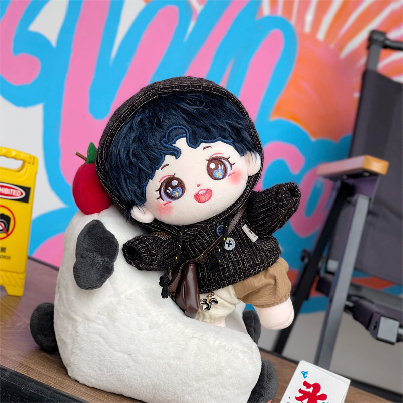 20cm蒲熠星棉花娃娃名侦探学院原创玩偶毛绒明星公仔节日礼品现货