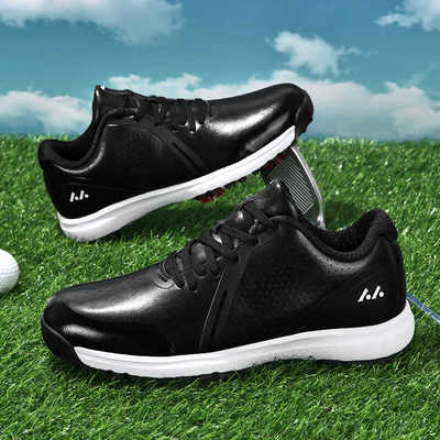 高尔夫透气双色循环运动球鞋